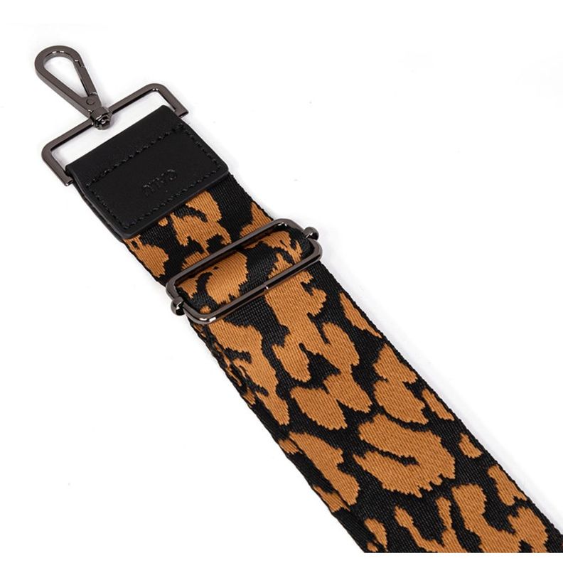 Correa Strap Cartera Fresno Leopardo Caramelo Calu-2