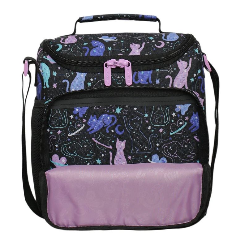 Lonchera Infantil Mujer Freeze Kids Space Cat Negro Head-1