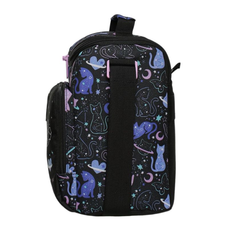 Lonchera Infantil Mujer Freeze Kids Space Cat Negro Head-5