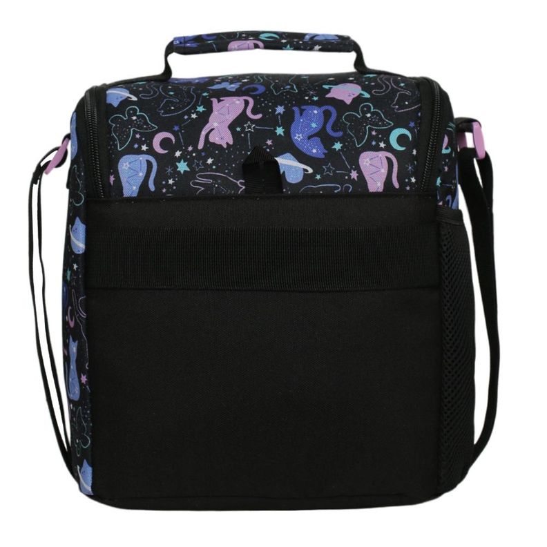 Lonchera Infantil Mujer Freeze Kids Space Cat Negro Head-6