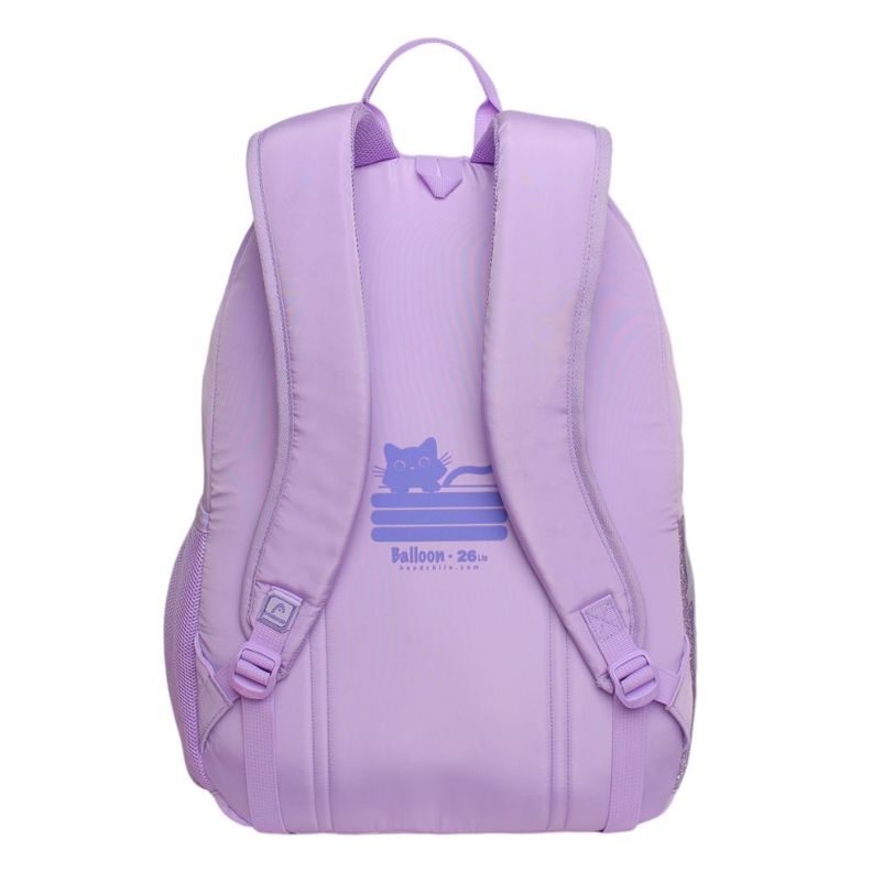 Mochila Infantil Niña Balloon Quilt Cat Lila Head-4