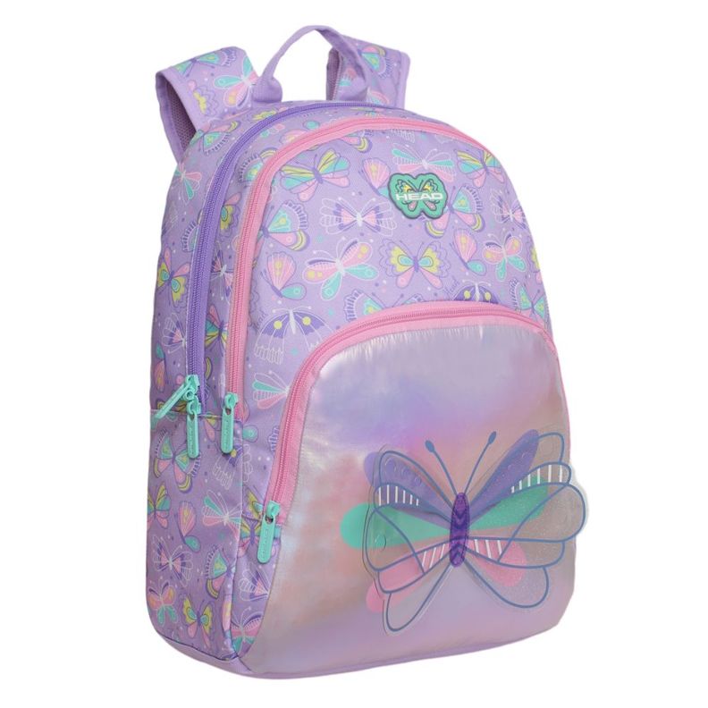 Mochila Infantil Niña Balloon Mariposa Lila Head-0