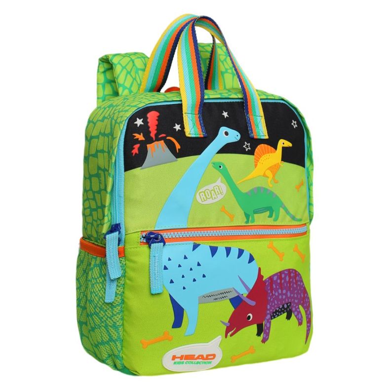 Mochila Infantil Niño Pepa Dino Volcan Verde Head-0