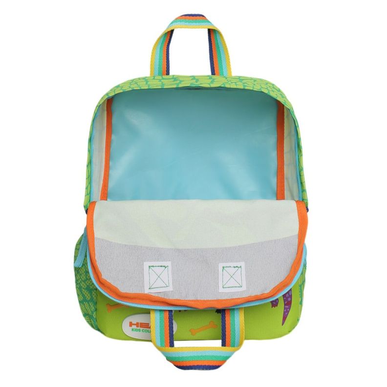 Mochila Infantil Niño Pepa Dino Volcan Verde Head-2