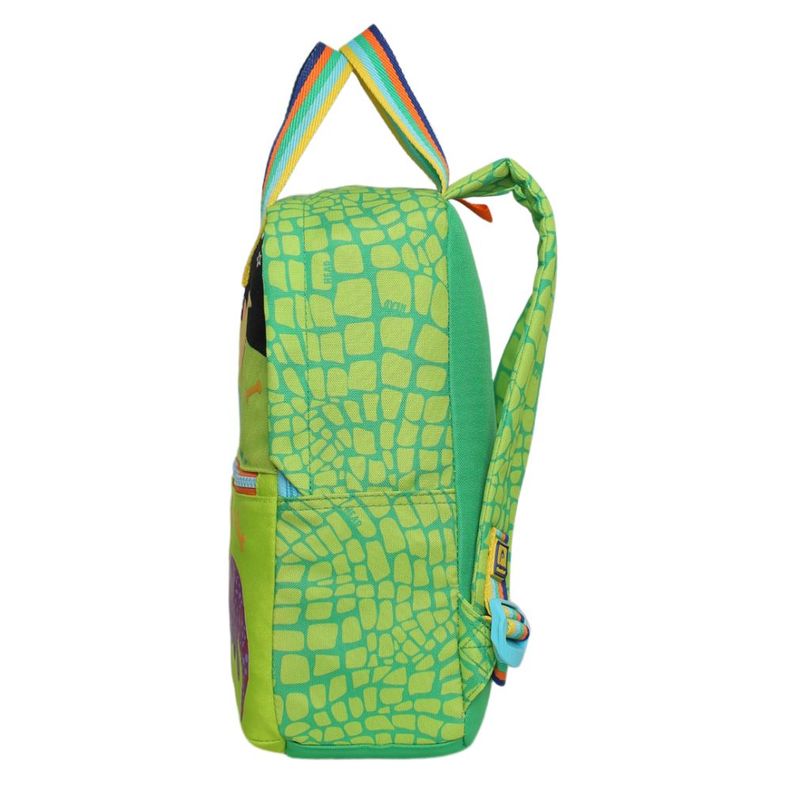 Mochila Infantil Niño Pepa Dino Volcan Verde Head-3