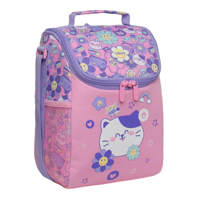 Lonchera Infantil Mujer Greenland Emoticones Rosado Head-0