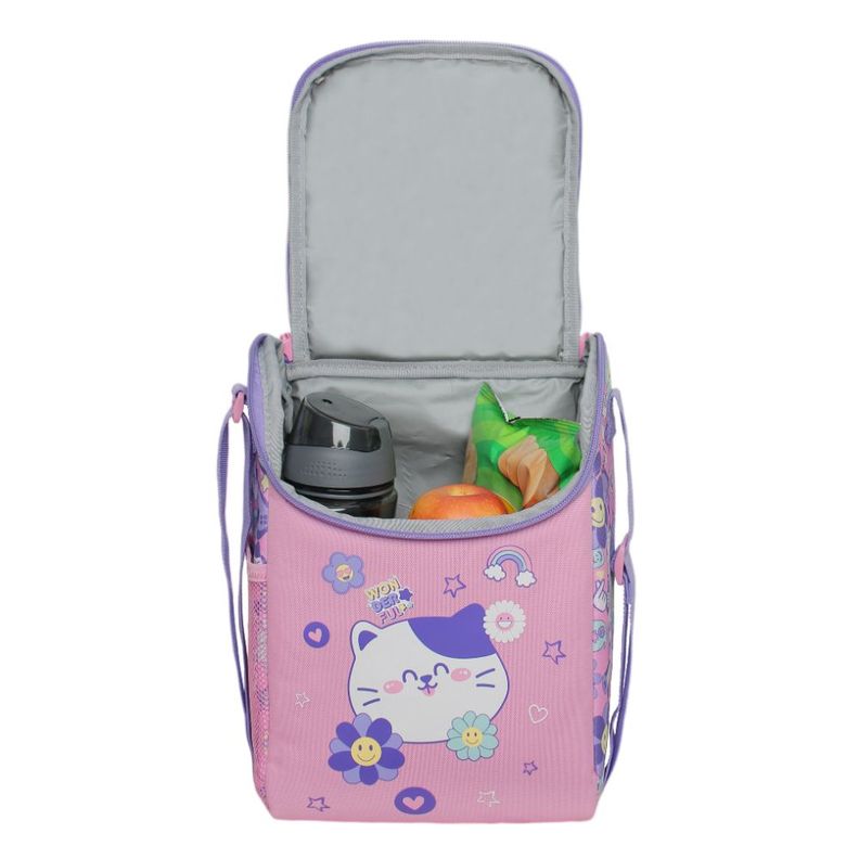 Lonchera Infantil Mujer Greenland Emoticones Rosado Head-2