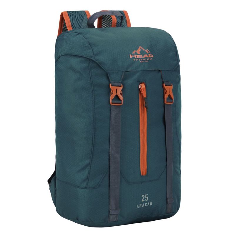 Mochila Outdoor Camping Aracar 25 Petroleo Terracota Head-1