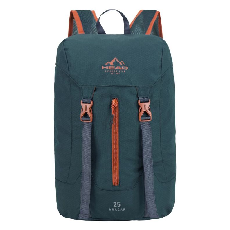 Mochila Outdoor Camping Aracar 25 Petroleo Terracota Head-2