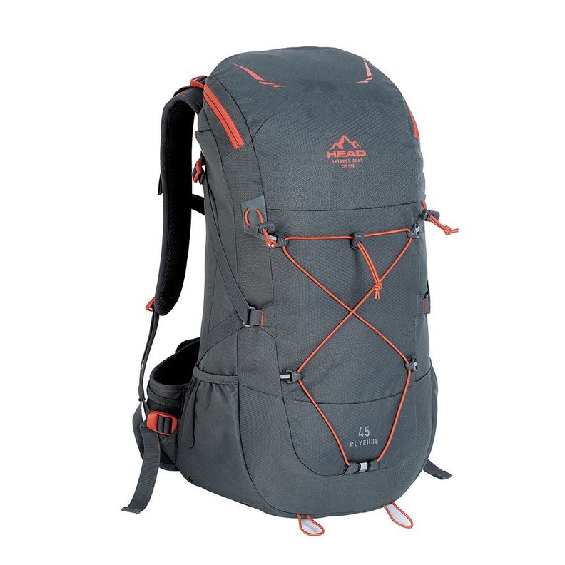 Mochila Outdoor Camping Puyehue 45 New Gris Head-0