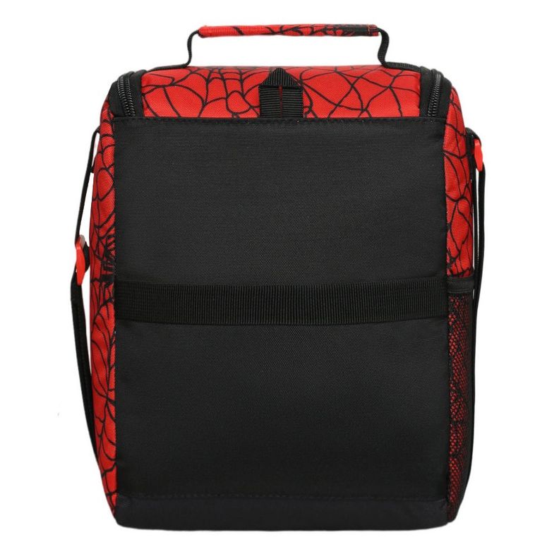 Lonchera Infantil Hombre Greenland Araña Rojo Head-4