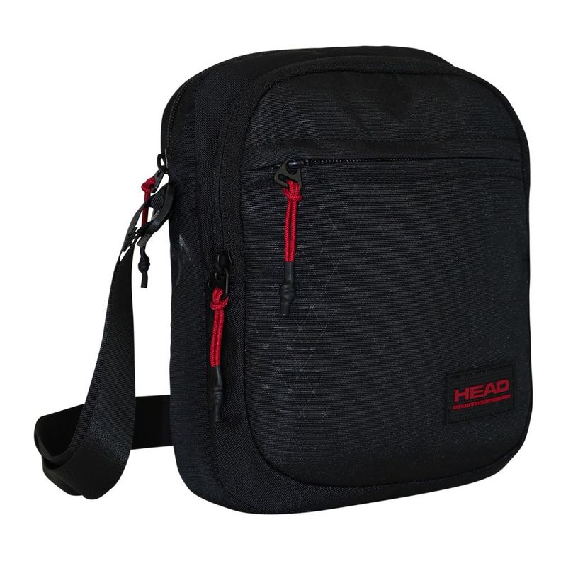 Bolso Cruzado Magnus 4 Rombos Negro Head-0