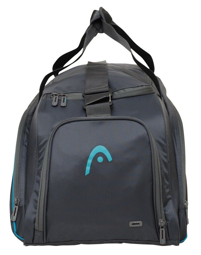 Bolso Deportivo Crossfit 90 L Gris Petroleo Head-2