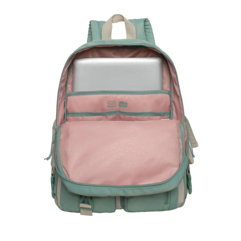 Mochila Mujer Escalade Kawaii Color Block Menta Head-2