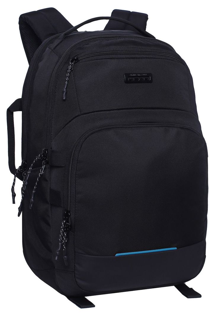 Mochila Computación Concept Negro Azul Head-0