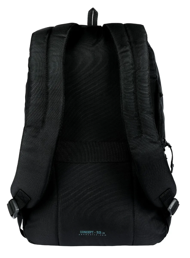 Mochila Computación Concept Negro Azul Head-4
