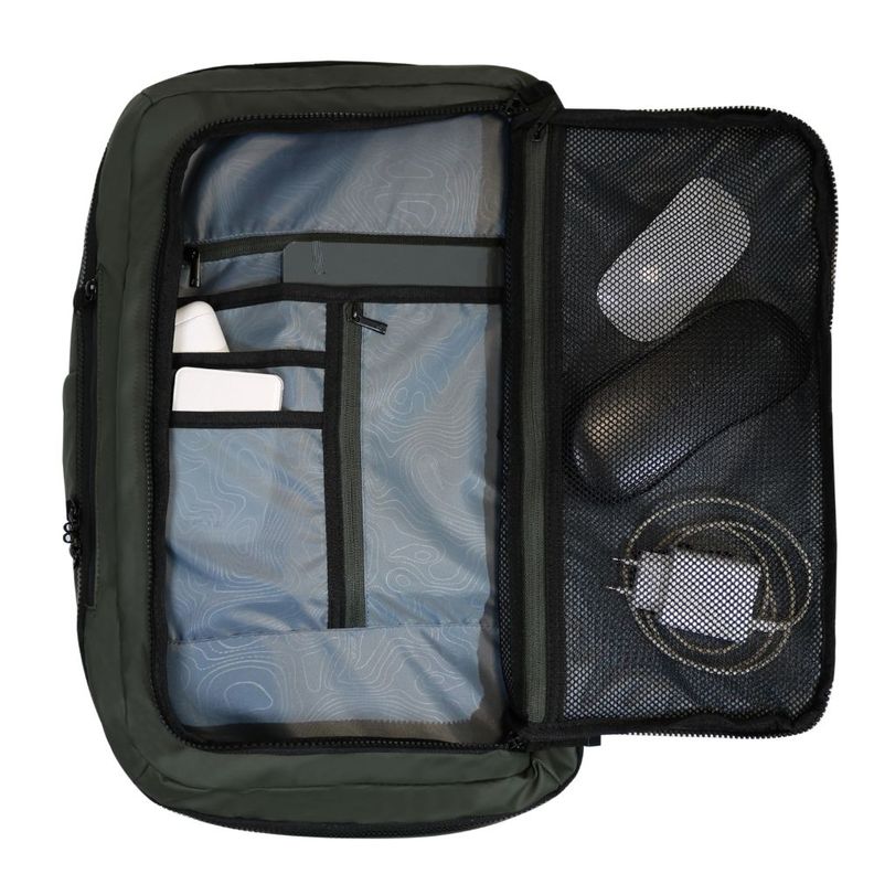 Mochila De Viaje Around Reverse Verde Militar Calidad Head-3