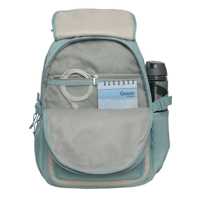 Mochila Mujer Qashqai Color Block Menta Head-3