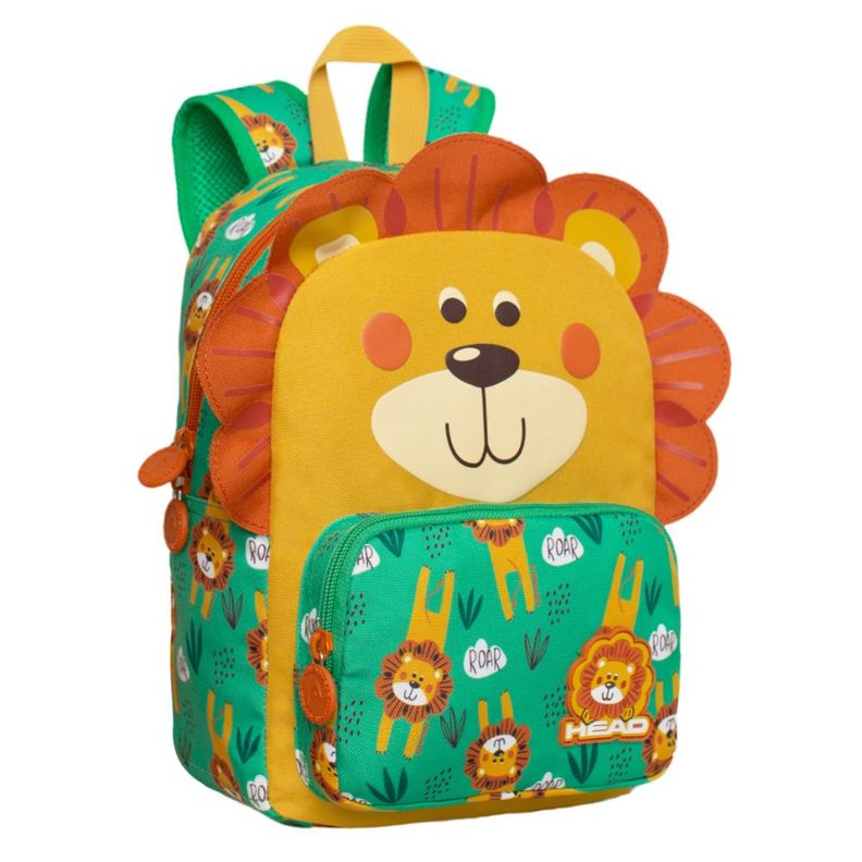 Mochila Infantil Niño Pop Leon Mostaza Head-0