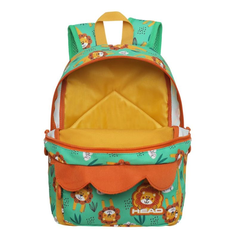 Mochila Infantil Niño Pop Leon Mostaza Head-2