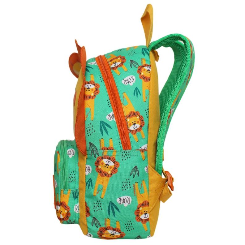 Mochila Infantil Niño Pop Leon Mostaza Head-3