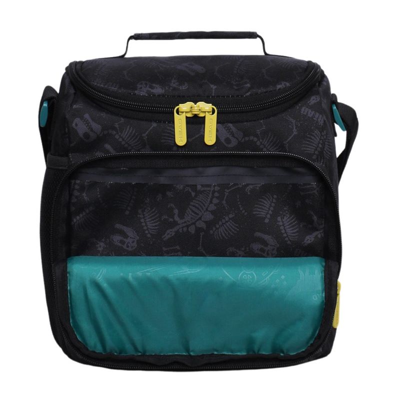 Lonchera Escolar Freeze Dino 3D Negro Head-1