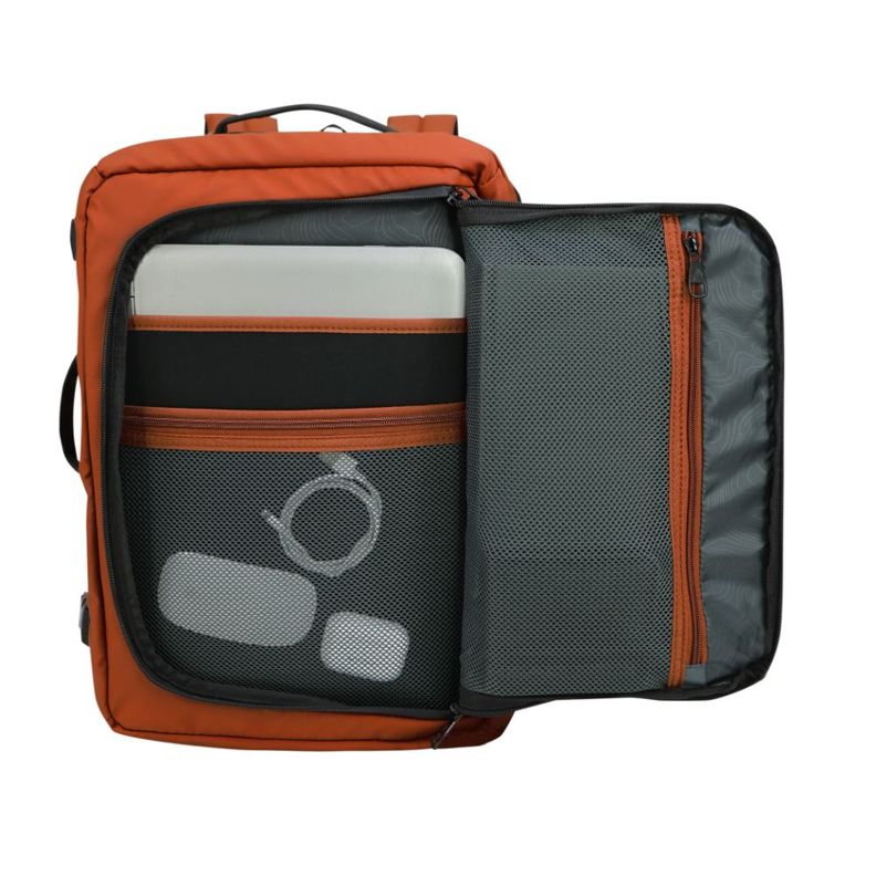 Mochila De Viaje Premium Traveler Reverse Cobre Head-2