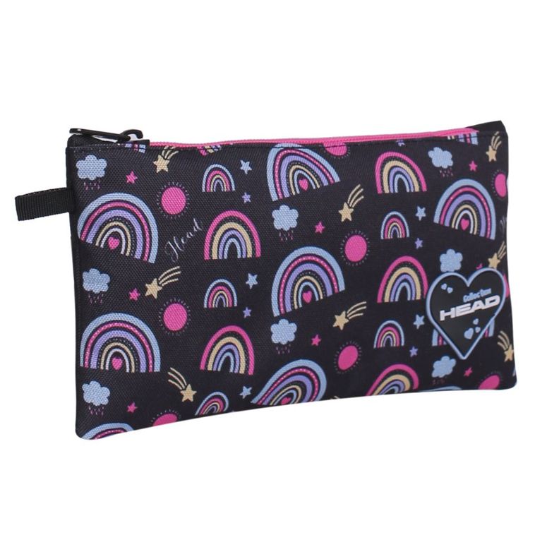 Pack Bakan Escolar Unicornio Arcoiris Negro Head-3