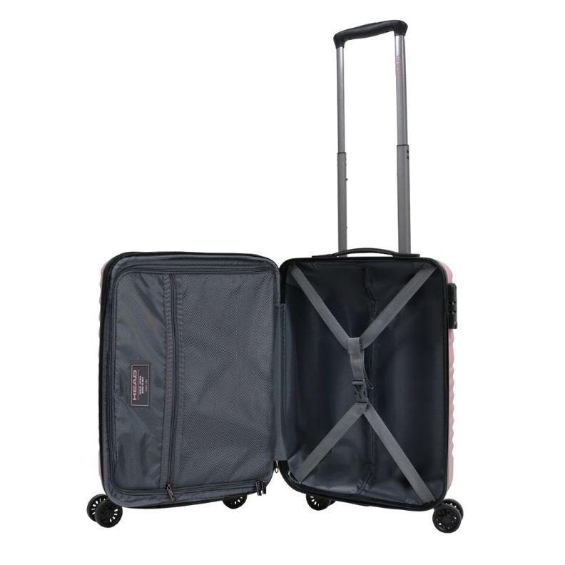 Maleta Viena S Expandible y TSA Malva Head-3