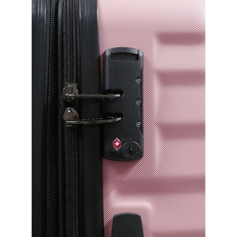 Maleta Viena S Expandible y TSA Malva Head-4