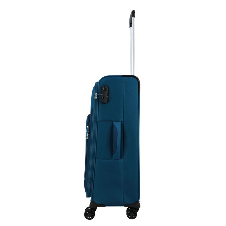 Maleta Blanda Madrid M 8 Ruedas Azul Head-2