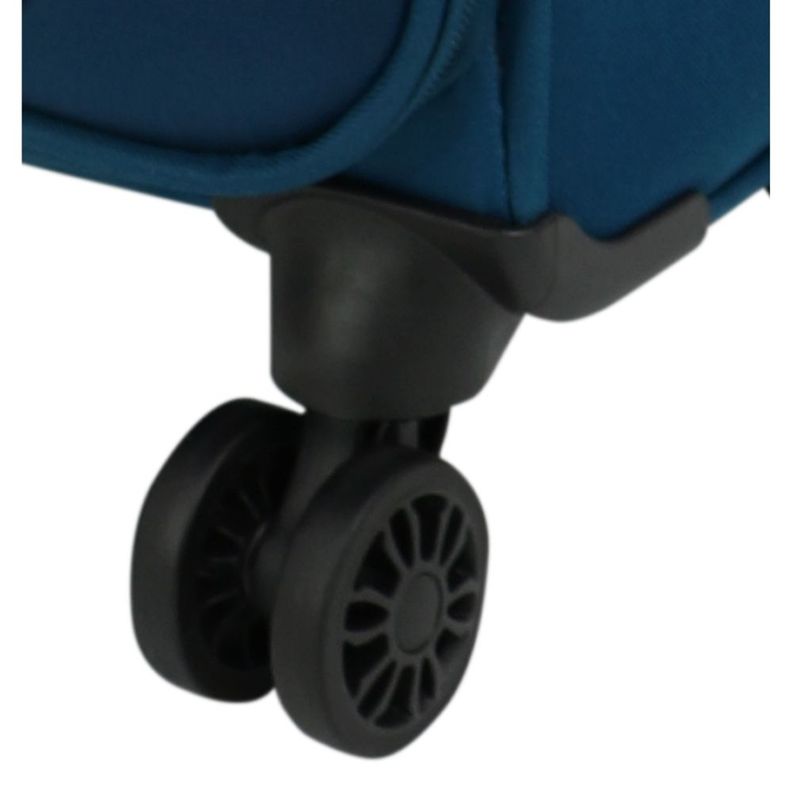 Maleta Blanda Madrid M 8 Ruedas Azul Head-4