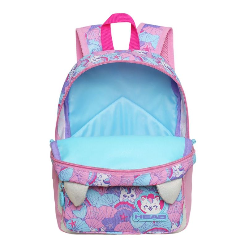 Mochila Infantil Niña Pop Sirena Rosado Head-2