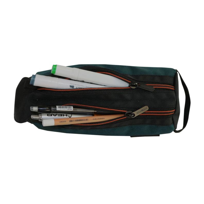 Estuche Lapicero Cronos Verde Petroleo Head-1