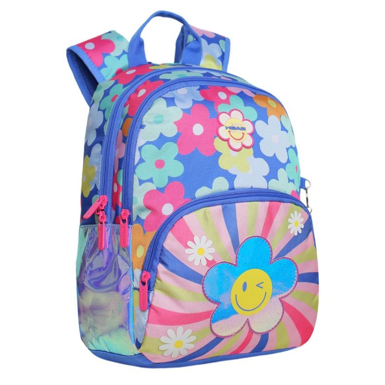 Mochila Infantil Niña Gum Smile Flowers Morado Head-0