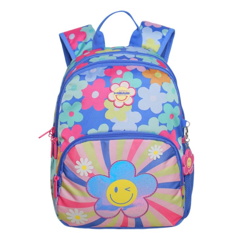 Mochila Infantil Niña Gum Smile Flowers Morado Head-1