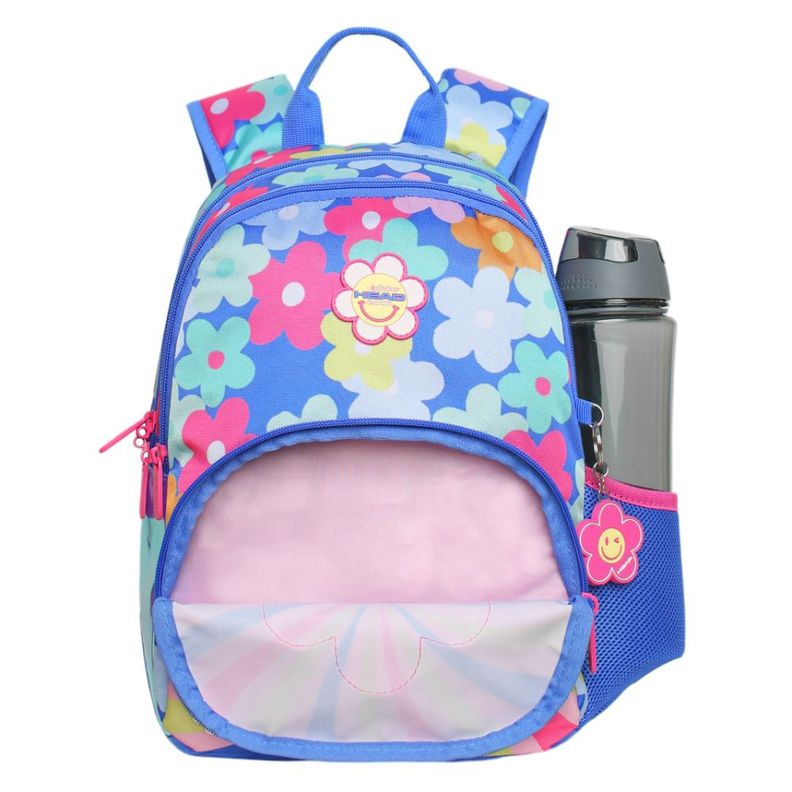 Mochila Infantil Niña Gum Smile Flowers Morado Head-2