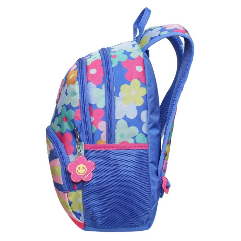 Mochila Infantil Niña Gum Smile Flowers Morado Head-3