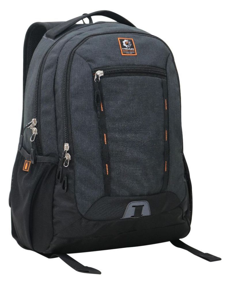 Mochila Porta Laptop Legend Gris Melange Head-0