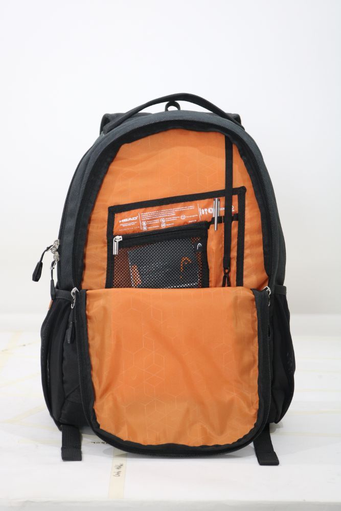 Mochila Porta Laptop Legend Gris Melange Head-3