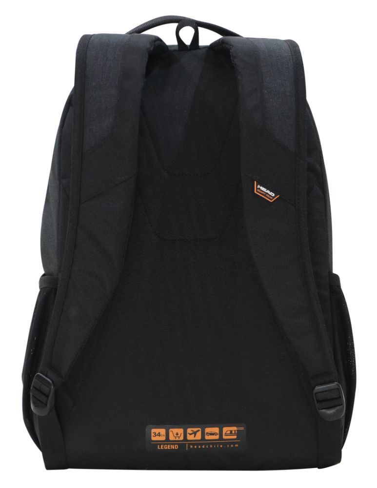 Mochila Porta Laptop Legend Gris Melange Head-6