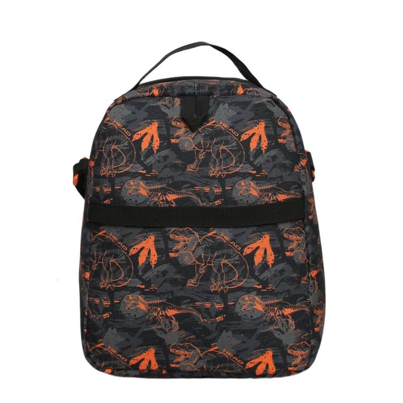 Lonchera Termica Grey Dino Camo Naranjo Head-2