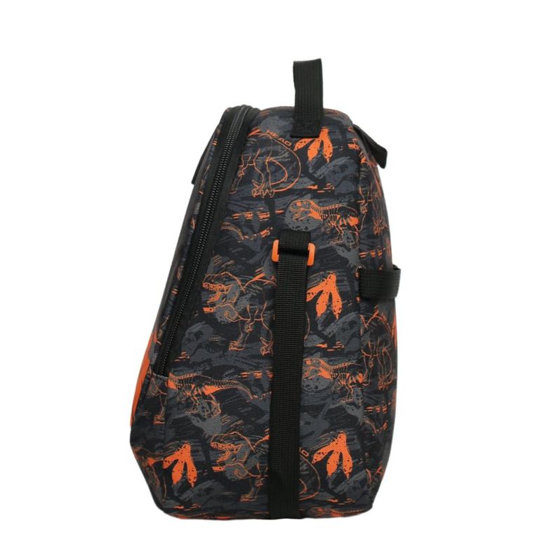Lonchera Termica Grey Dino Camo Naranjo Head-4