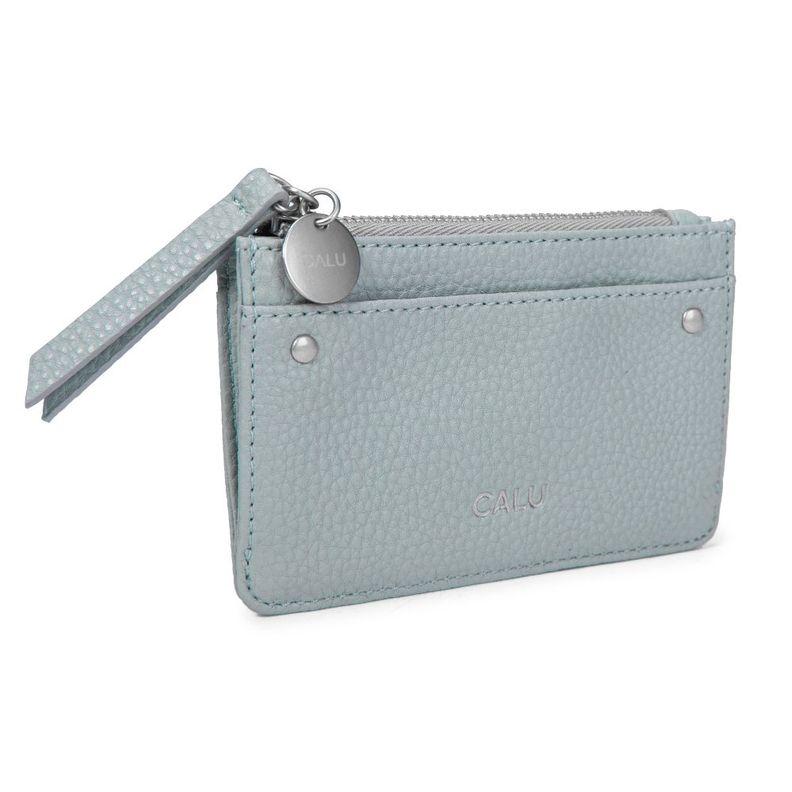 Billetera Tarjetero Sophie PU Dusty Verde Calu-0