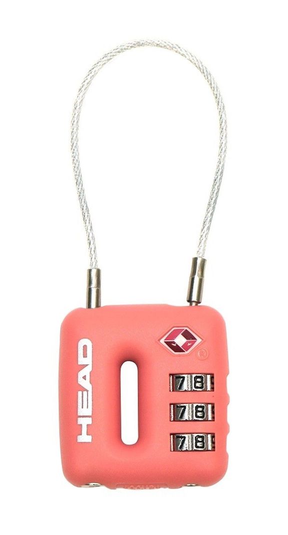 Candado Viaje Cable Tsa Coral Head-0