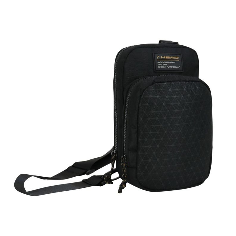 Bolso Porta Documentos Vip Rombos Negro Head-0
