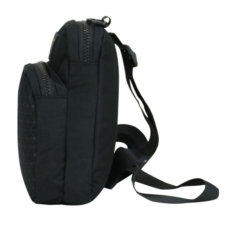 Bolso Porta Documentos Vip Rombos Negro Head-5