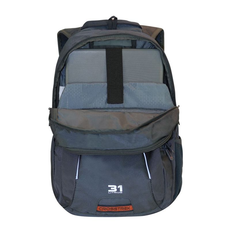 Mochila Porta Laptop Crosstrek New Gris Terracota Head-3