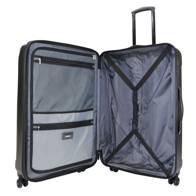 Maleta Rígida New Toledo L Con Expandible Y Tsa Negro Head-2