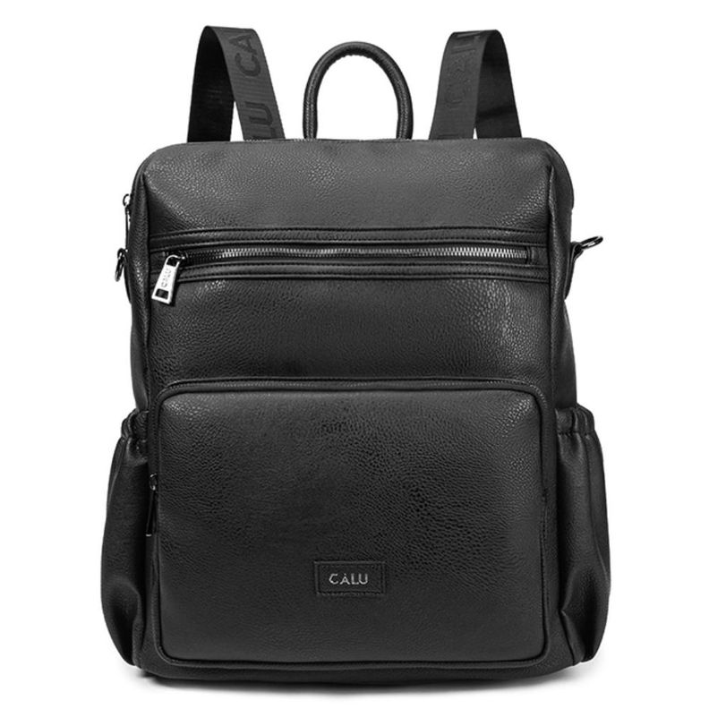 Mochila Cartera Mujer New Monstera Negro Calu-1